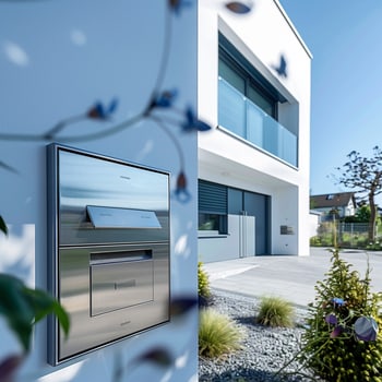 Edelstahldesign Coesfeld – individuelle Edelstahl-Briefkastenanlage von Nonhoff